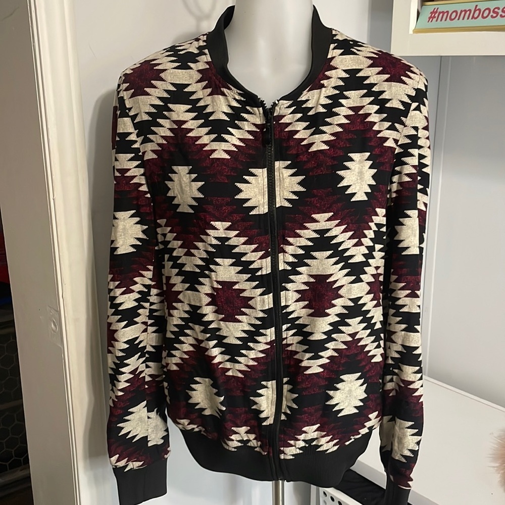 Anthropologie TYLHO Tribal Full Zip jacket size S